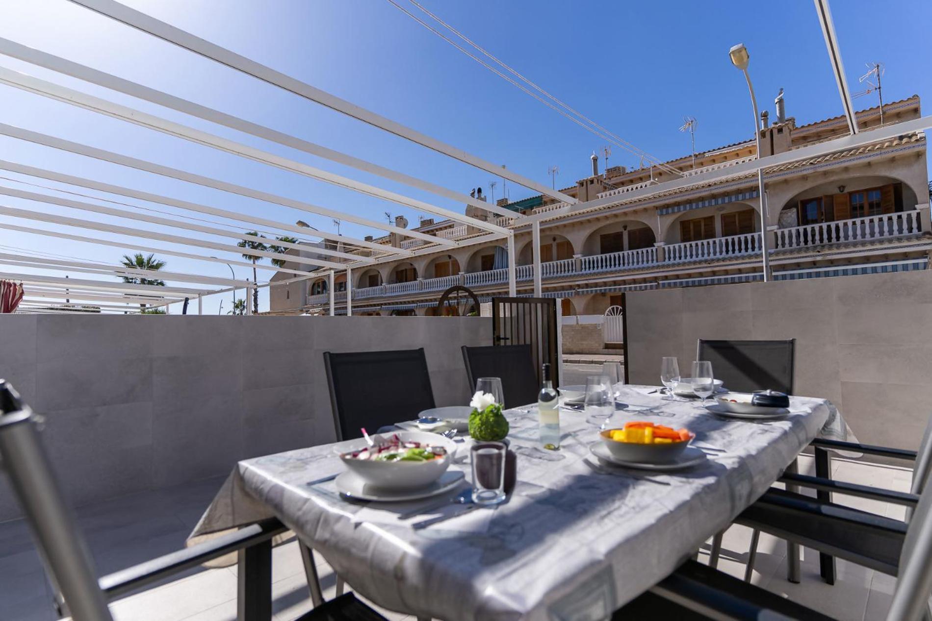 Villa Rentafive Gran Casa Reformada Terraza Santa Pola Exterior foto